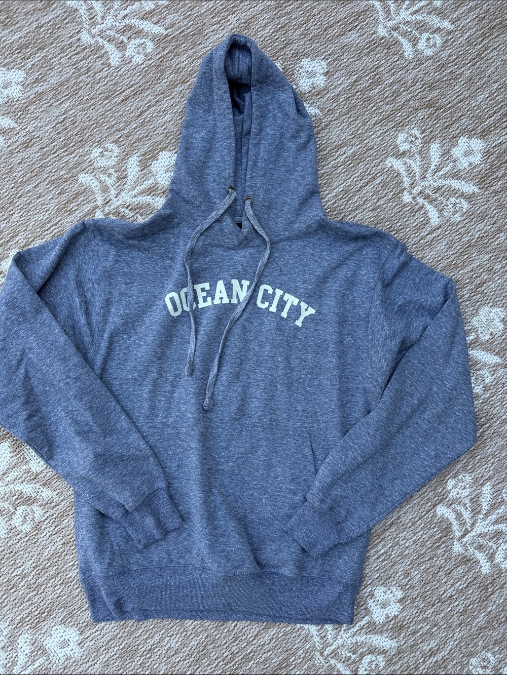 Ocean City Blue Hooded Sweatshirt - Unbranded
